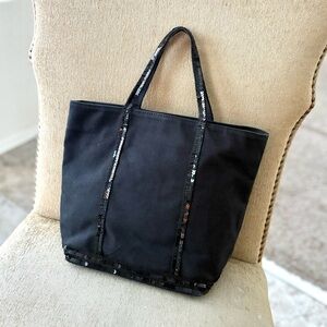 Vanessa Bruno Black Sequin Tote